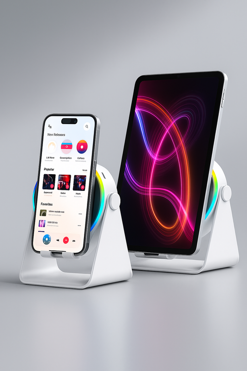 GlowBeats™ Induction Bluetooth Speaker