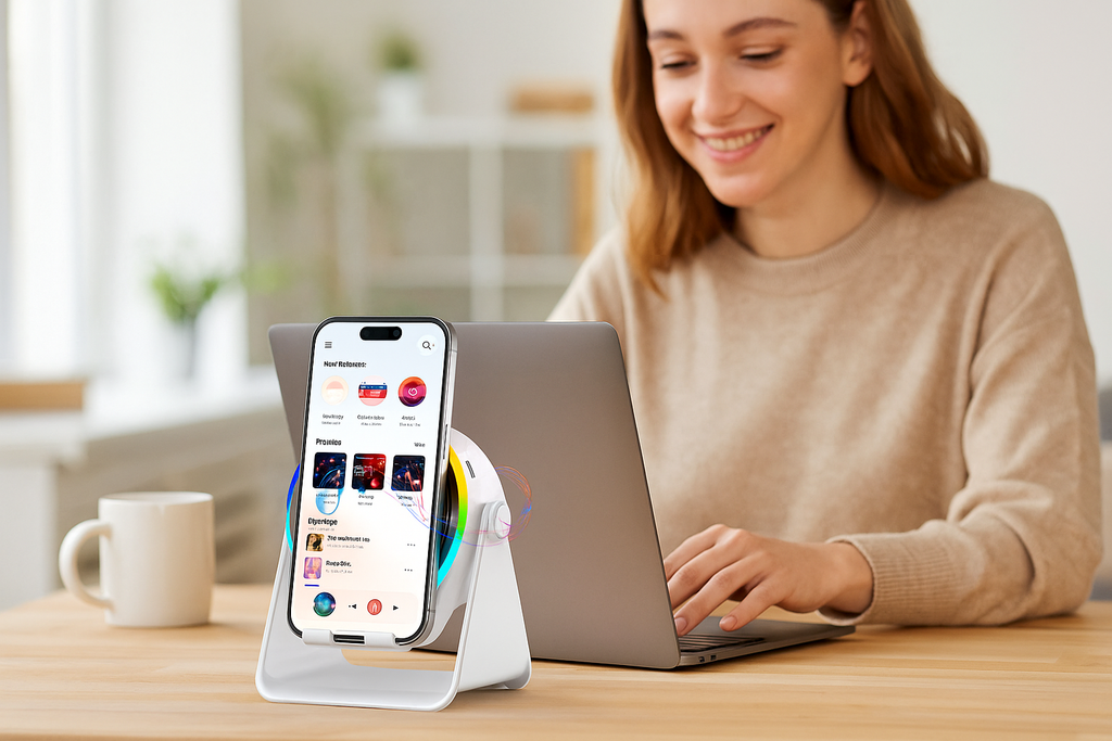 GlowBeats™ Induction Bluetooth Speaker
