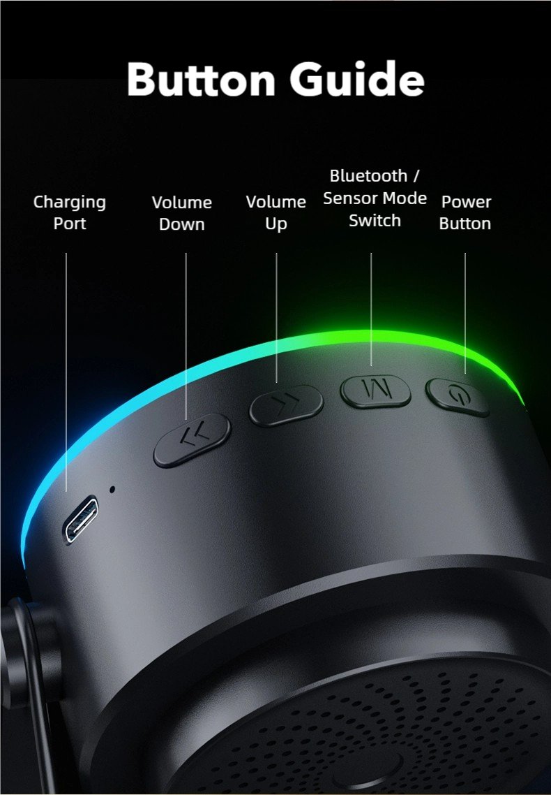 GlowBeats™ Induction Bluetooth Speaker