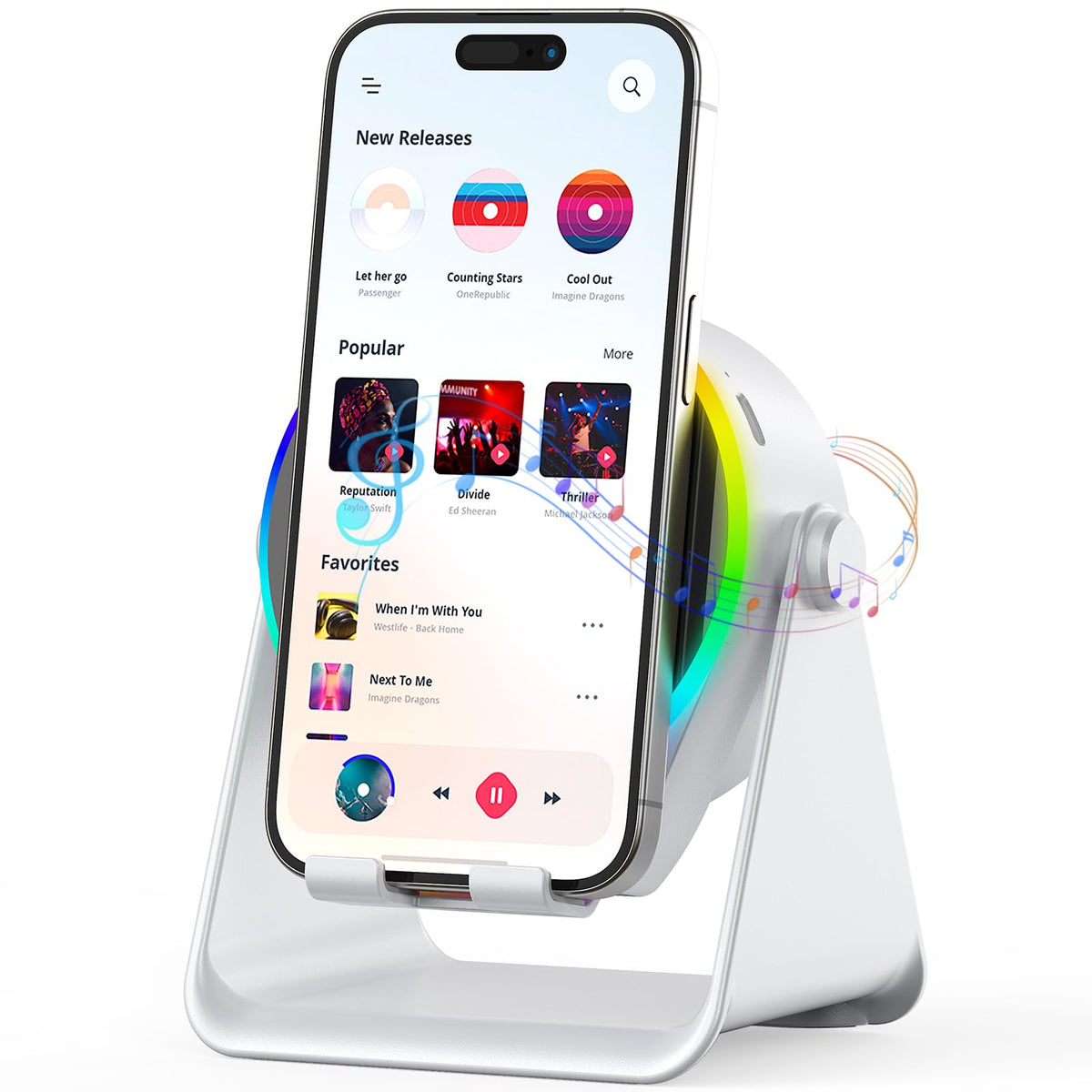 GlowBeats™ Auto-Connect Speaker